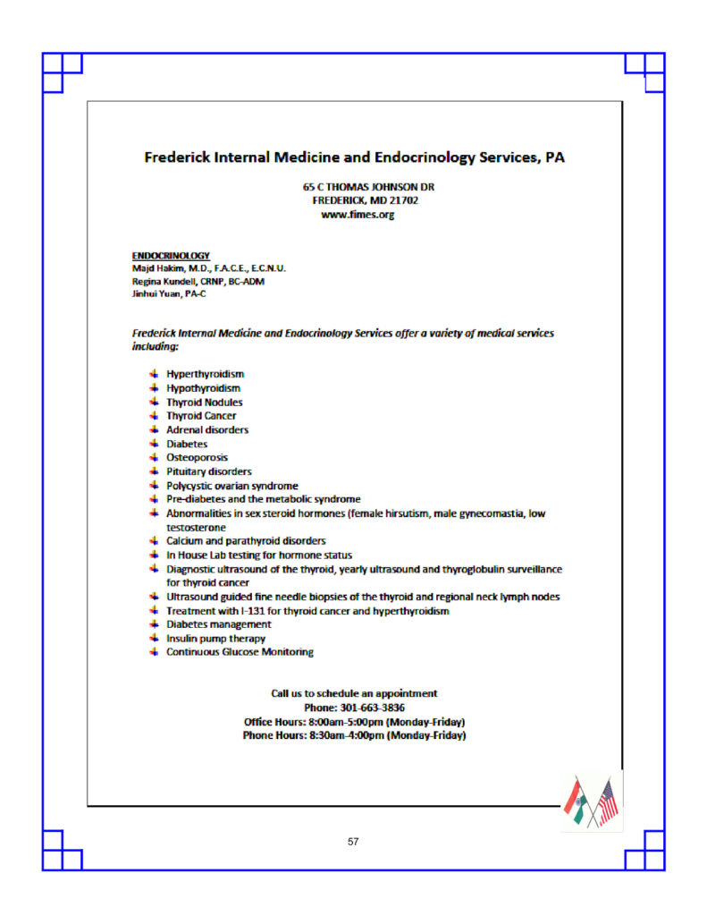 Frederick Internal Medicine and Endocrinology Services, PA