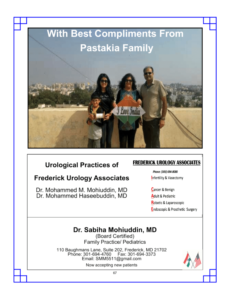 Mrs. Dipti and Mr. Bimal Pastakia