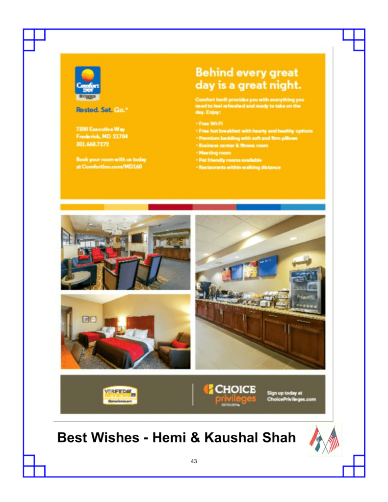 Mrs. Hemi and Mr. Kaushal Shah (Om Hospitality)