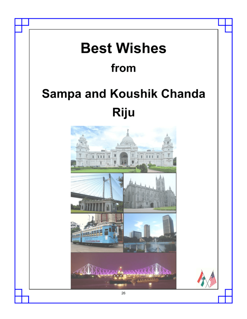 Mrs. Sampa and Mr. Koushik Chanda